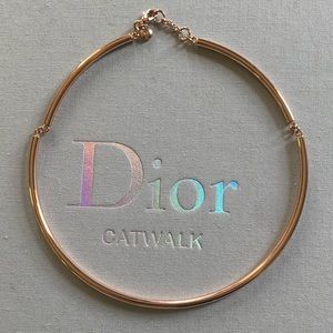 J. Crew rose gold choker necklace